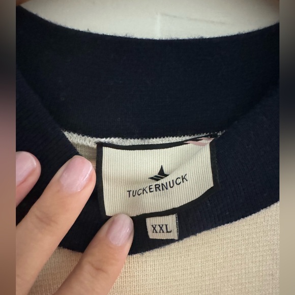 Tuckernuck Cream and Black Dress - Picture 2 of 3